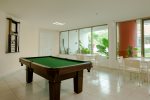 Pool table in club house